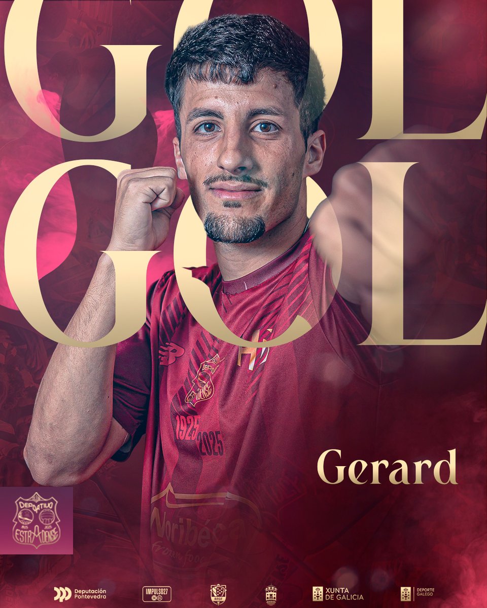 🥅 GOOOOOOOOOOL GOOOOOOOOOOOOOOOOLLLLLL DE GERARD

Viveiro C.F. 0-2 CD Estradense

#ViveiroCFCDEstradense

🔴⚪🔴⚪

#aupuestradense #cdestradense #vamosrojillos #estrada #100anos #unsentimentodepertenza

📸 @iamjesusfigueroa_