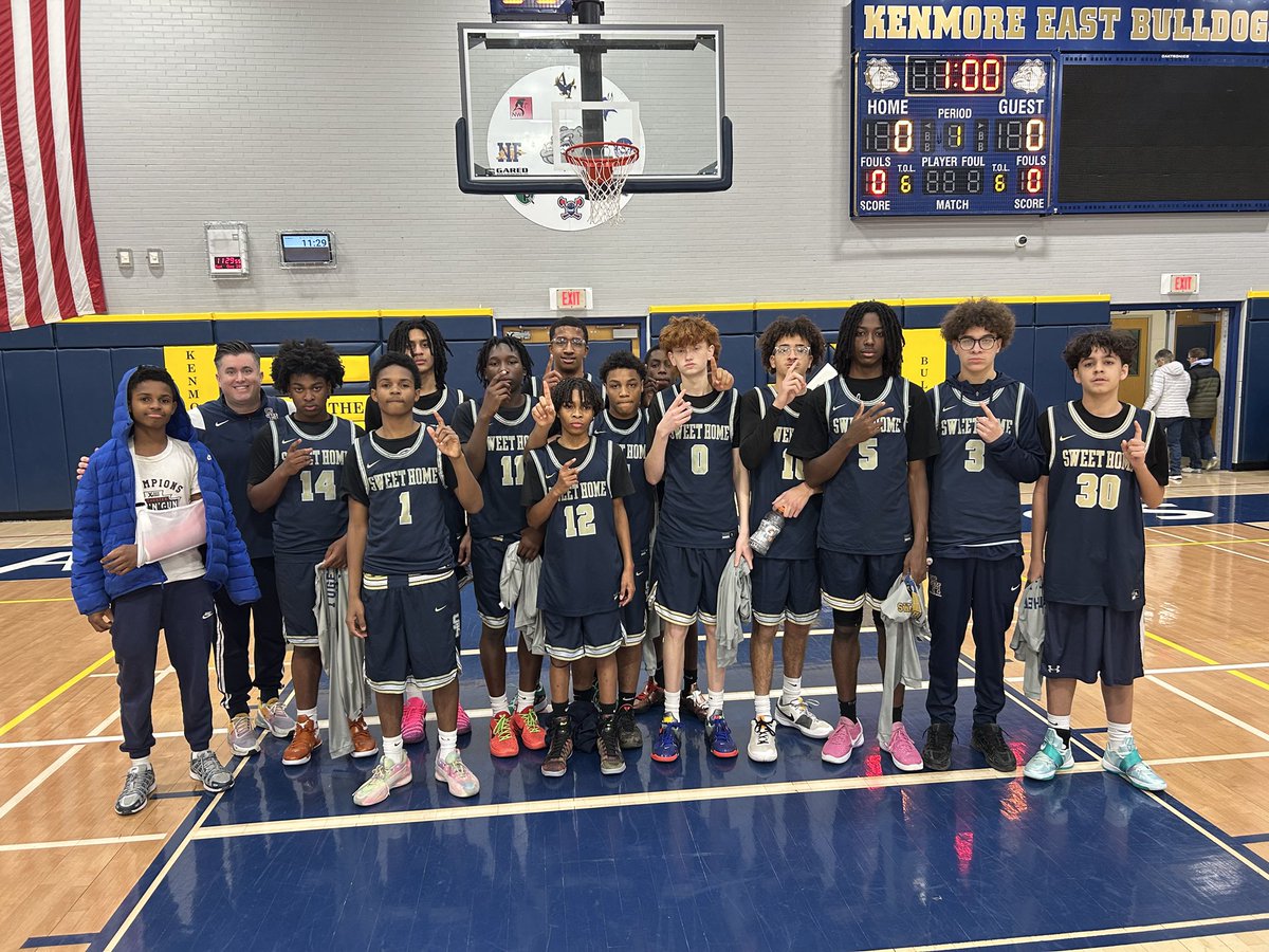 JV Boys Basketball head into the Holidays 5-0 after claiming the Ken-Ton Holiday Tournament Championship! <a href="/SweetHomeHoops/">SweetHome Basketball</a>