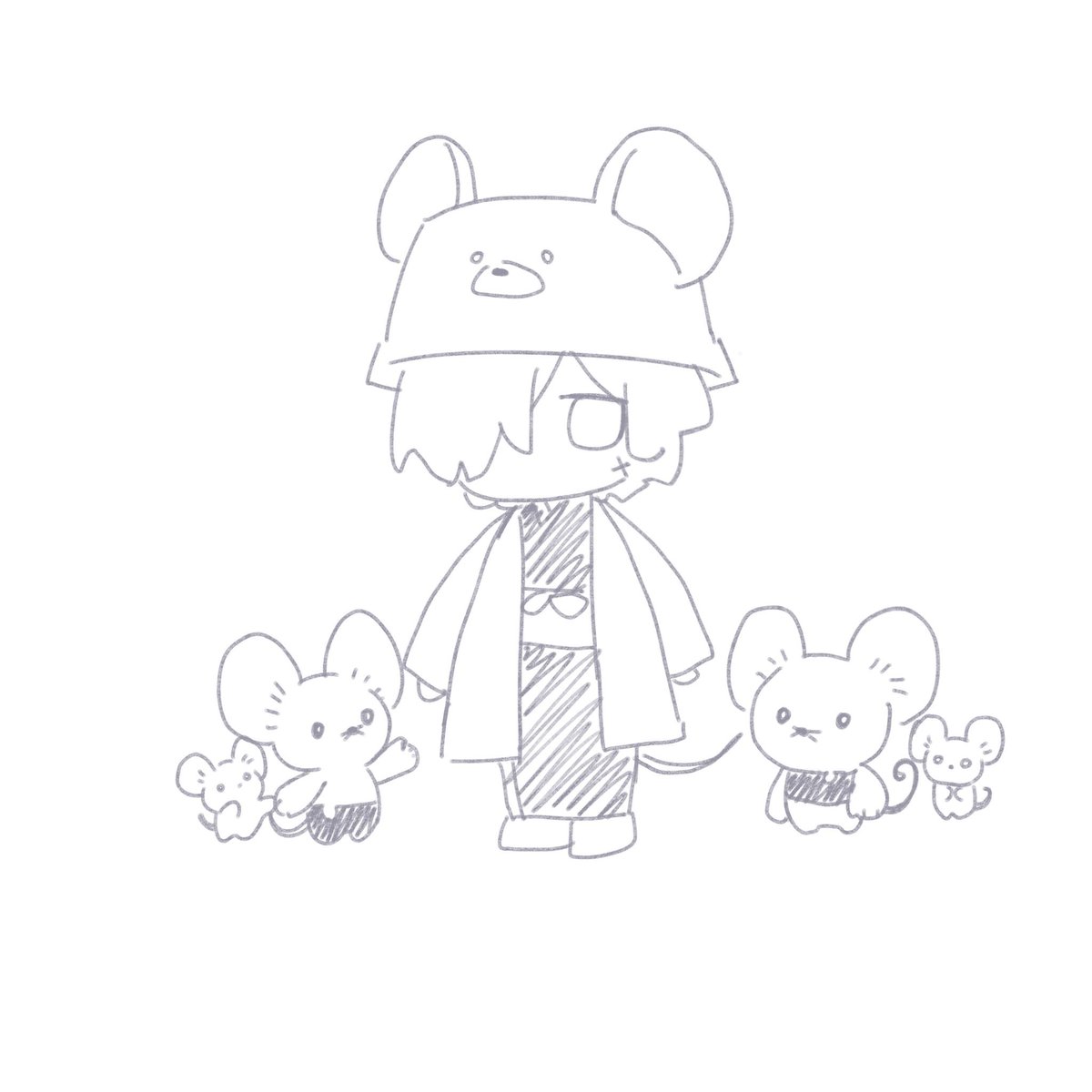 Ra43515369's tweet photo. 鼠 https://t.co/yFaTXnZGdC