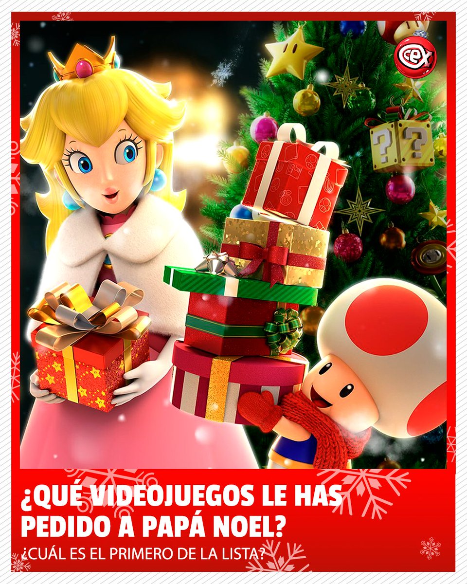 ¿Cuántos videojuegos le has pedido a Papá Noel este año y cuáles son?
¡Cuéntanos cuál es EL VIDEOJUEGO que más deseas encontrar bajo el árbol de Navidad!

¡Todos los videojuegos que caben en el trineo de Papá Noel, los tienes en CeX! #CeX #gaming #Navidad #gamers