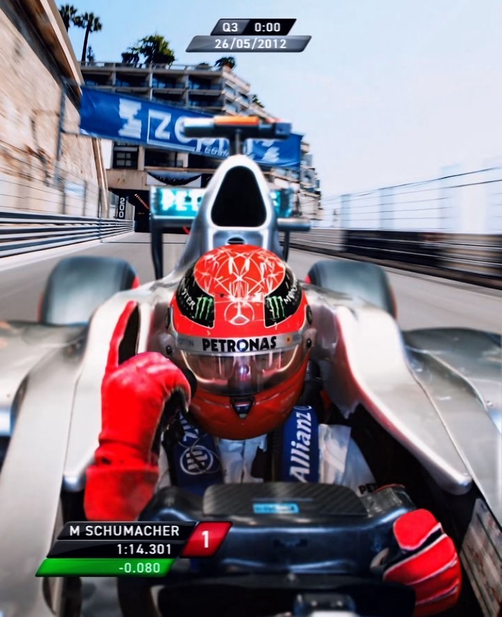 _MSchumacher's tweet image. Last Pole, Monaco 2012 (at 43 years old) 
Time: 1.14.301 ☝🏼

#KeepFightingMichael