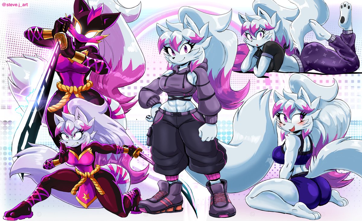 Steve_J_art's tweet image. Leah Psychra 🔵🟣 A c0mm for @BobTheGUYYYYY   Of one of his ocs #oc #originalcharacter #rkgk #anime #art #digitalart #sonic #JujutsuKaisen #UrbanGuardians #au #cute