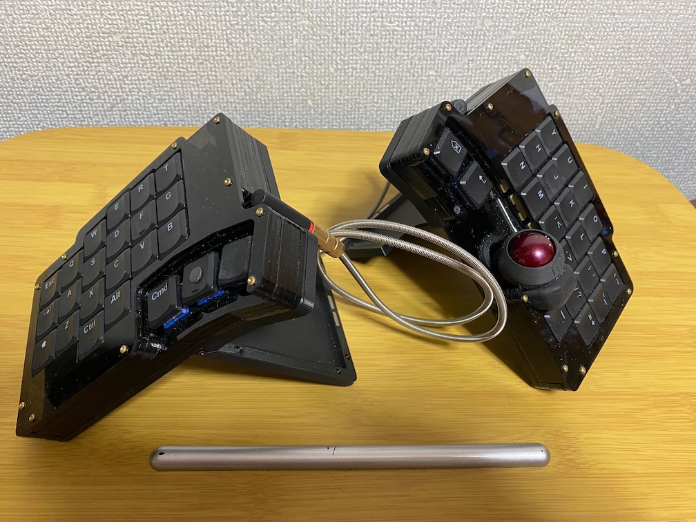 【新品】keyball44 完成品　ケースマウント　kailh deep sea 新品】keyball44 完成品 ケースマウント kailh deep sea