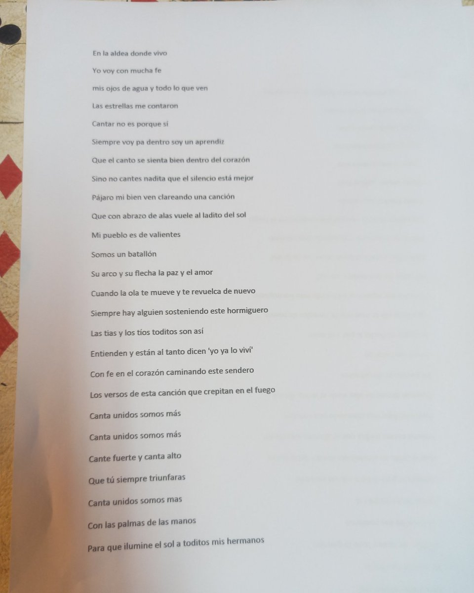 Y acá les dejamos nuestra canción.
Canción echa para unidos somos más ❤️🙏
Gracias genio por creala para llevar la voz de cada uno de los niños.