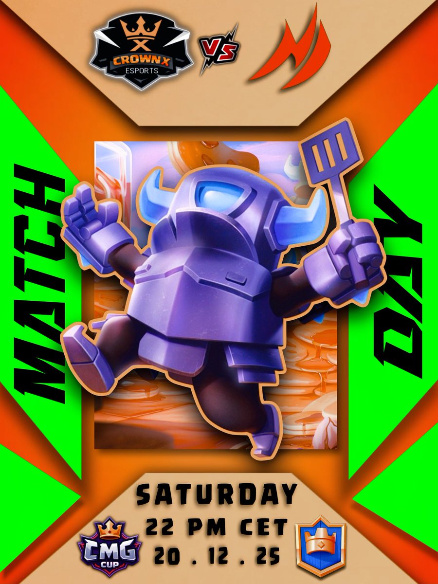 <a href="/CMG_Cup/">CMG Cup</a> 

CrownX eSports Vs. <a href="/NoMercyGG__/">No Mercy</a> 

Today 10 pm CET