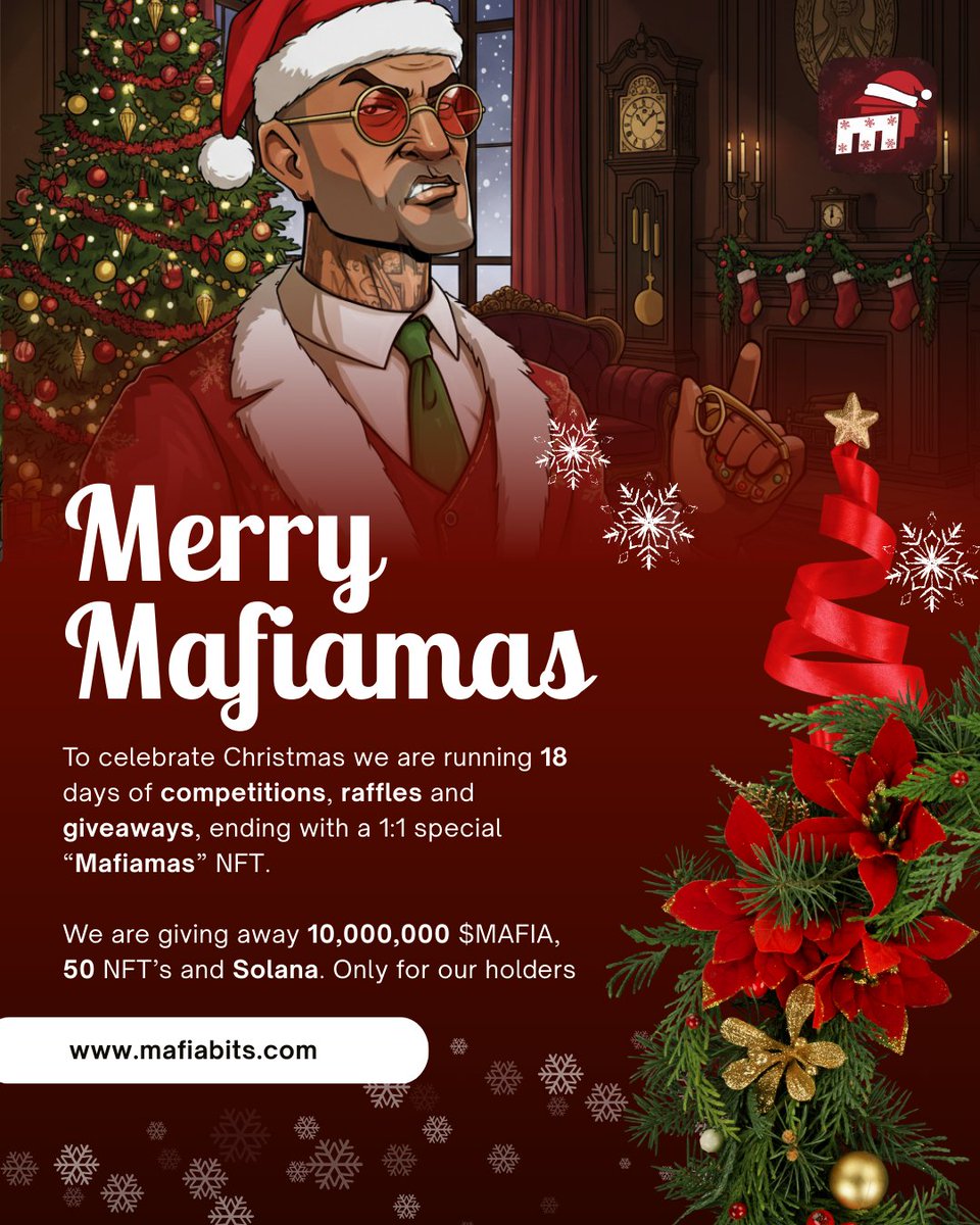 MafiaBits's tweet photo. Day 12

So far we have given away 60 NFT's, 5,500,000 $MAFIA, 0.5 SOL and $50. 

Today we are giving away 1,000,000 $MAFIA

Here's how you win.

1. QUOTE TWEET this with the text "MafiaBits; Where Crime Pays" 
2. Add your SOL wallet to the tweet. https://t.co/9RhJQhMQVq