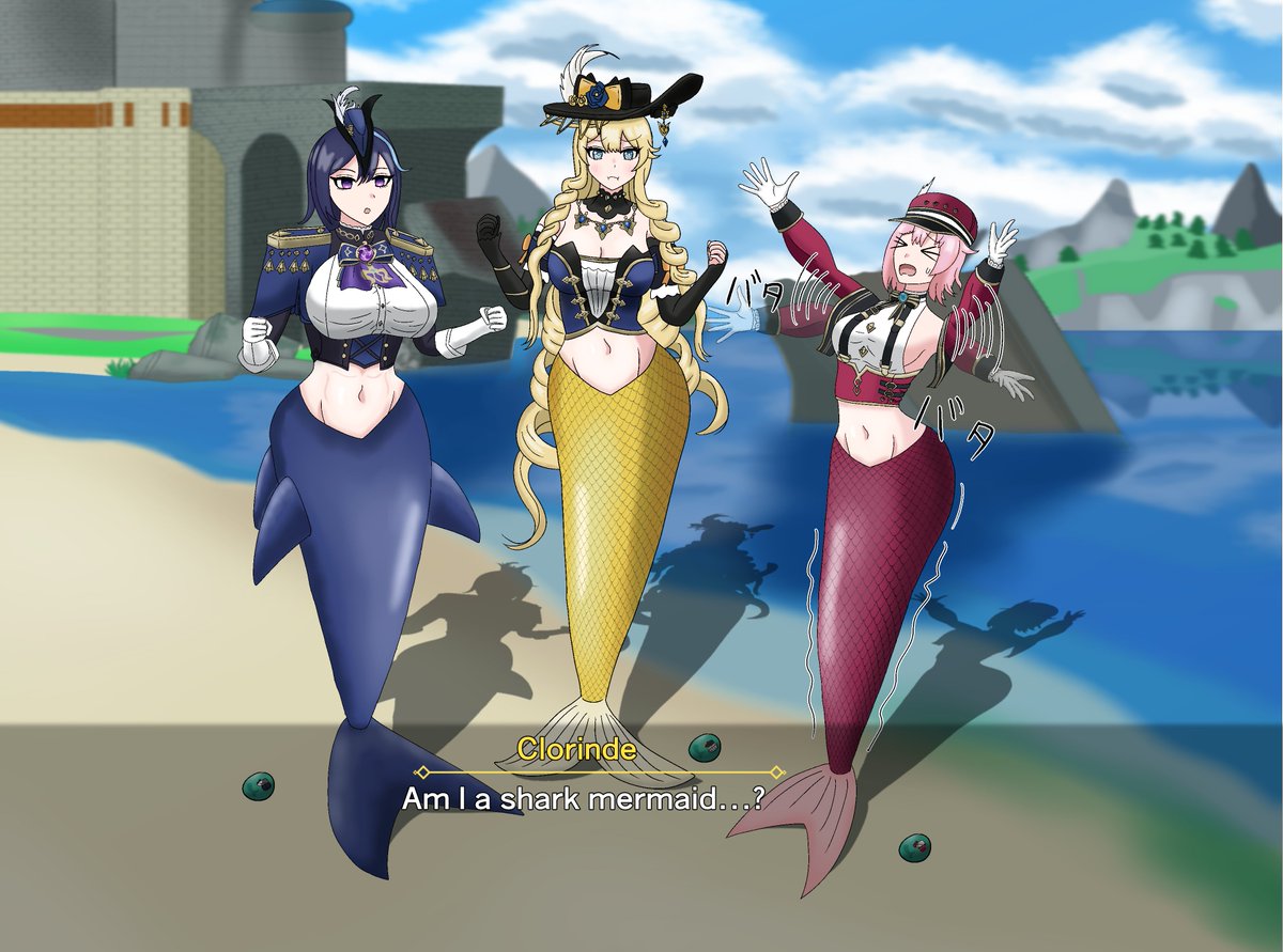 舞浜の人魚 2点おまとめページ English version