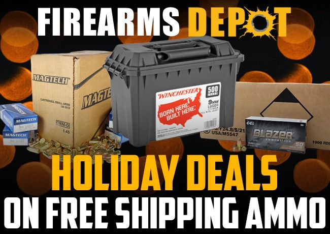 Firearms_Depot's tweet image. 🎄 Holiday Reminder! 🎁 Don’t forget — FREE shipping on ammo cases is live for the holiday season at Firearms Depot. Stock up on your favorite calibers now and save while the deal lasts! 📦💥
fd.deals/1220-FreeShipA…
#FirearmsDepot #HolidayDeals #FreeShipping #AmmoDeals #GunDeals