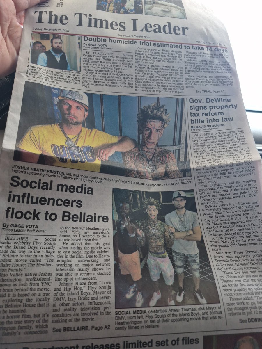 joshfromync's tweet image. Thank you The Times Leader newspaper