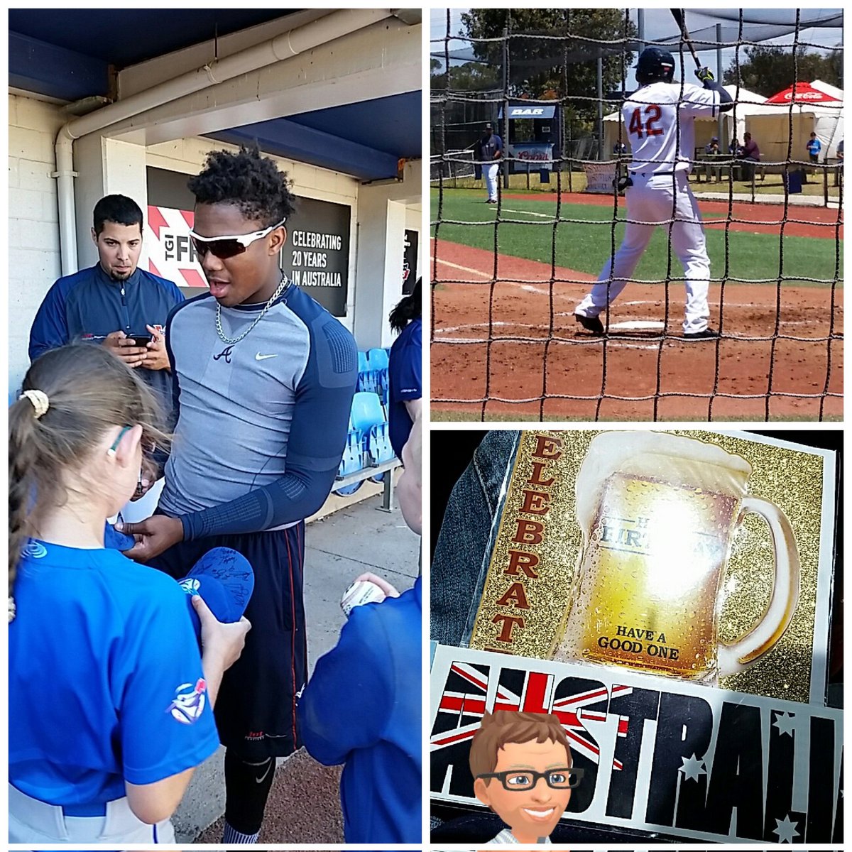 rustynath's tweet image. That one time I met @ronaldacunajr24 on his birthday. My fave @MelbourneAces and @Braves player foreverrrrrrrr and evahhhh ❤️ ⚾ 🇻🇪 🇺🇸🇦🇺
