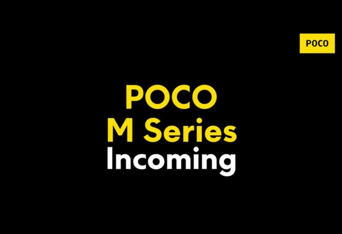 prathapgtech's tweet photo. POCO M Series coming soon....

#POCOMSeries https://t.co/rPMeBI3W1R