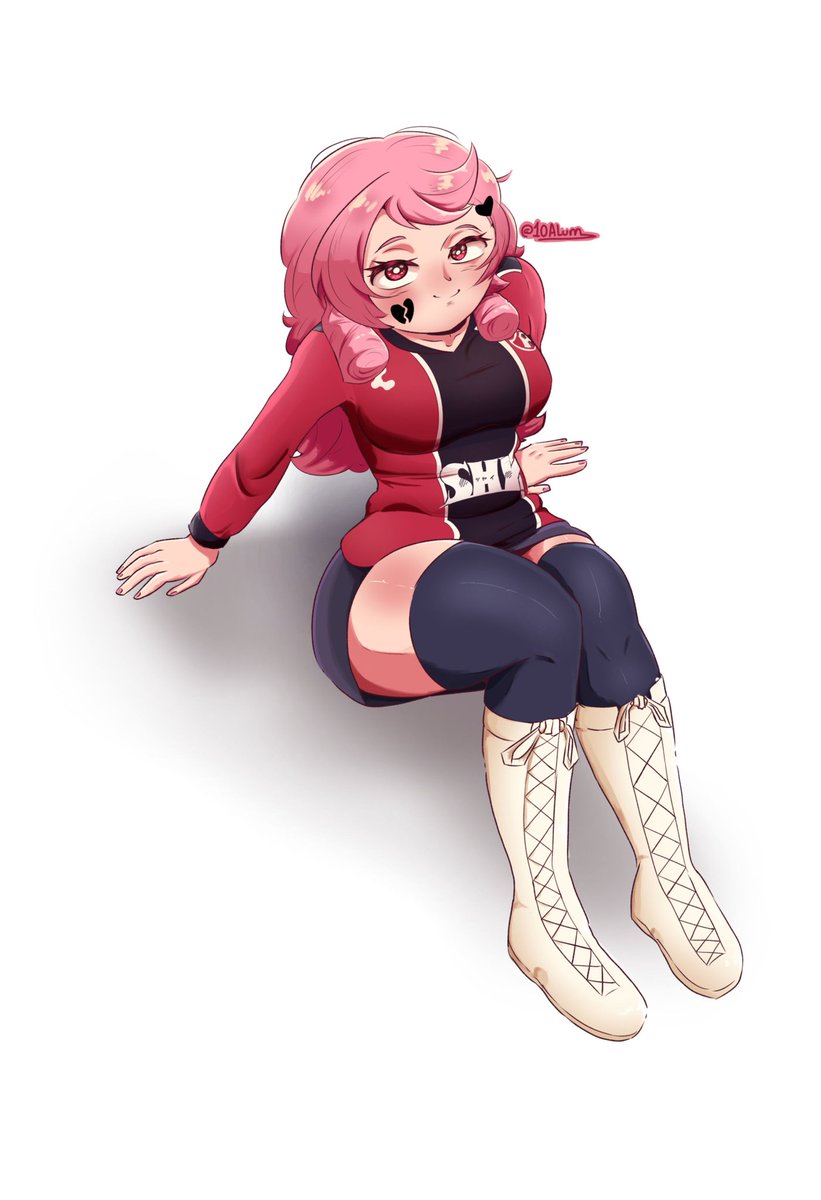 Dibujito de Aika rojinegra