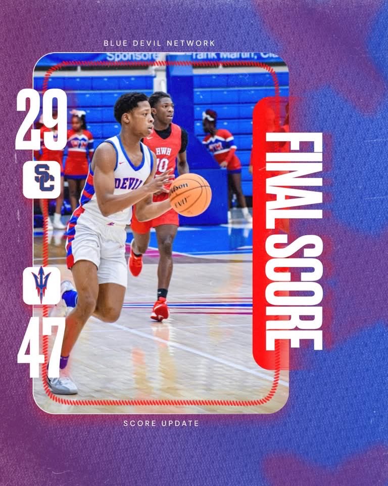 wmbluedevilbb's tweet photo. Final
 Shane White Classic (MS)

West Memphis HS| 47
Southaven HS (MS) | 29

2026 Anthony Vaughns 12pts, 9reb 
2026 Jordan Moore 10pts
2026 Peyton Hampton 12pts, 4rbs

8-3 https://t.co/pjMjl0teJh