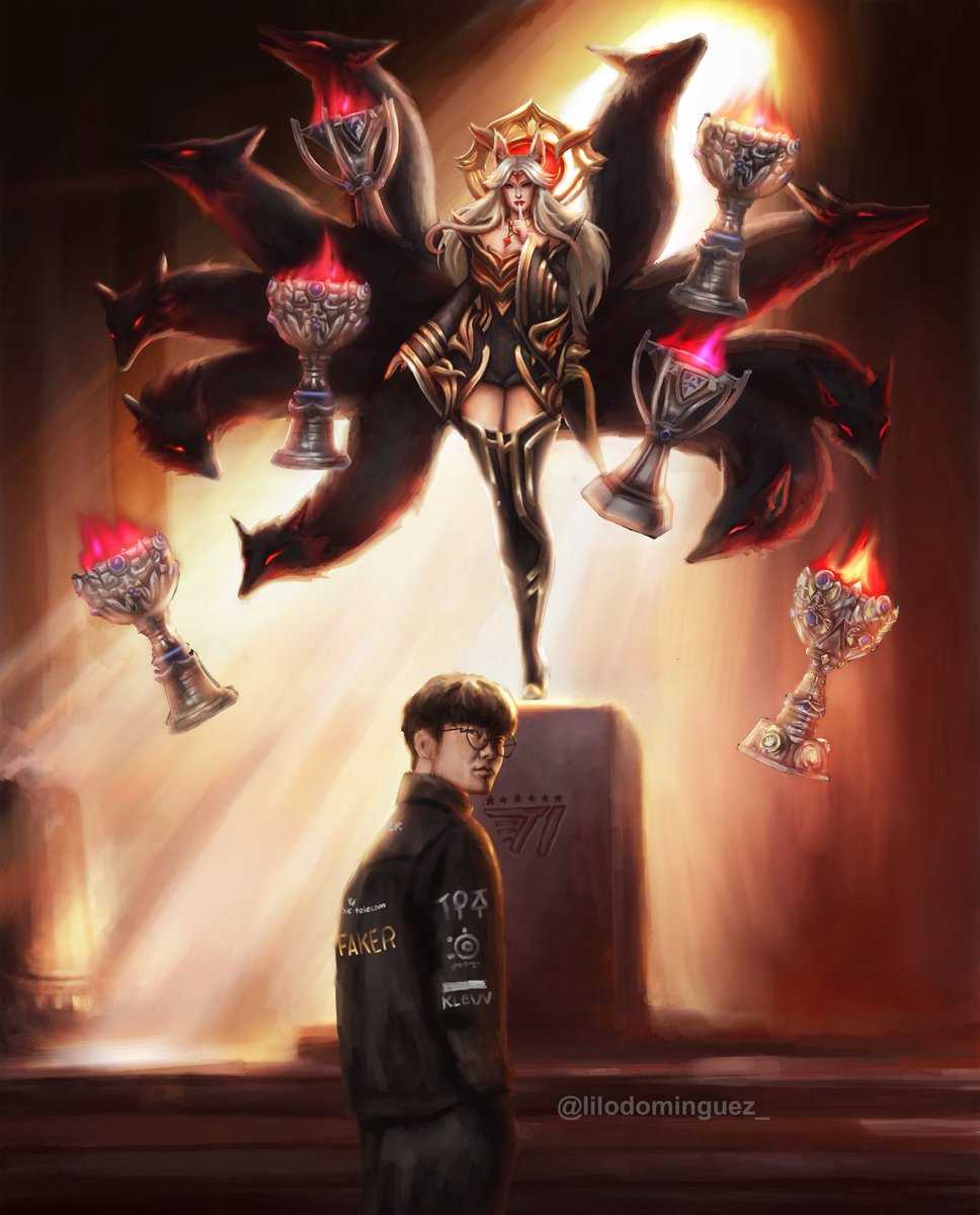 LiloDominguez_'s tweet photo. “All roads lead to Faker���, Illustration.
⭐️⭐️⭐️⭐️⭐️⭐️
#LeagueOfLegends #faker https://t.co/WHCvYcM6s9