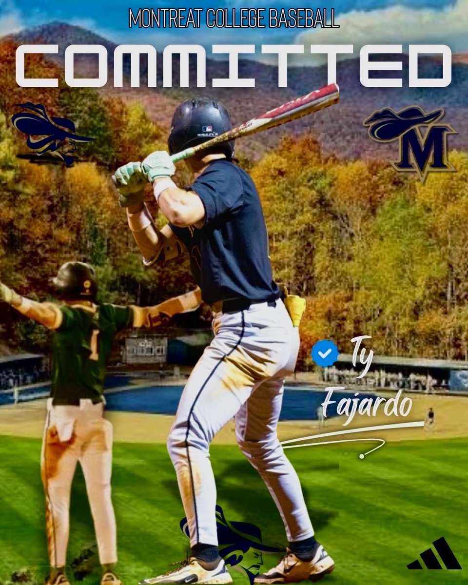 ty_fajard0's tweet photo. Blessed to announce my commitment to @MontreatCavBase. Huge thanks to my coaches, teammates, and family for all the support. Ready for what’s next! 

#Committed #MontreatCollege #NextChapter https://t.co/H2037Ong3g