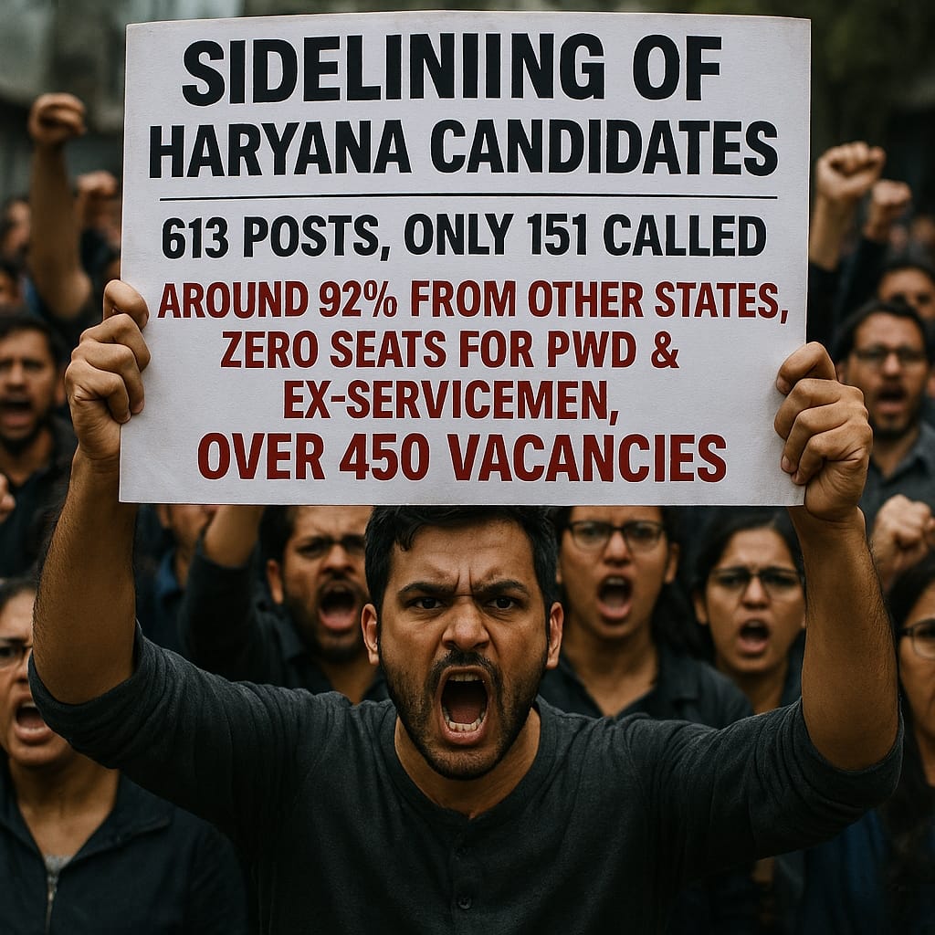 a6jain's tweet photo. # A voice raised against injustice and unfair system
#JusticeForHPSCAspirants
#HPSCInjustice
#TransparentRecruitment
#StopHPSCArbitrariness
#FairSelectionNow
#MeritNotBias
#CMHaryana
#EducationMinisterHaryana
#SaveHPSCAspirants https://t.co/sMNTvPCgEp
