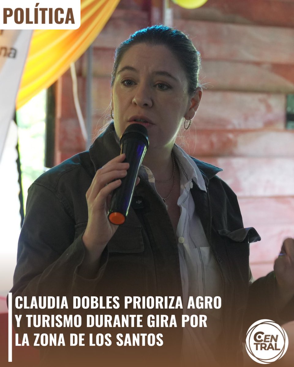 #Política | Claudia Dobles prioriza agro y turismo durante gira por la Zona de los Santos

La candidata presidencial de la Coalición Agenda Ciudadana, Claudia Dobles, visitó la Zona de los Santos, donde señaló al agro y al turismo como temas urgentes para el desarrollo del