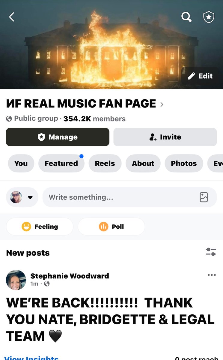 The NF fan page is back up on facebook!
Thank you so much Nate and Bridgette!!

facebook.com/share/g/17u3bk…