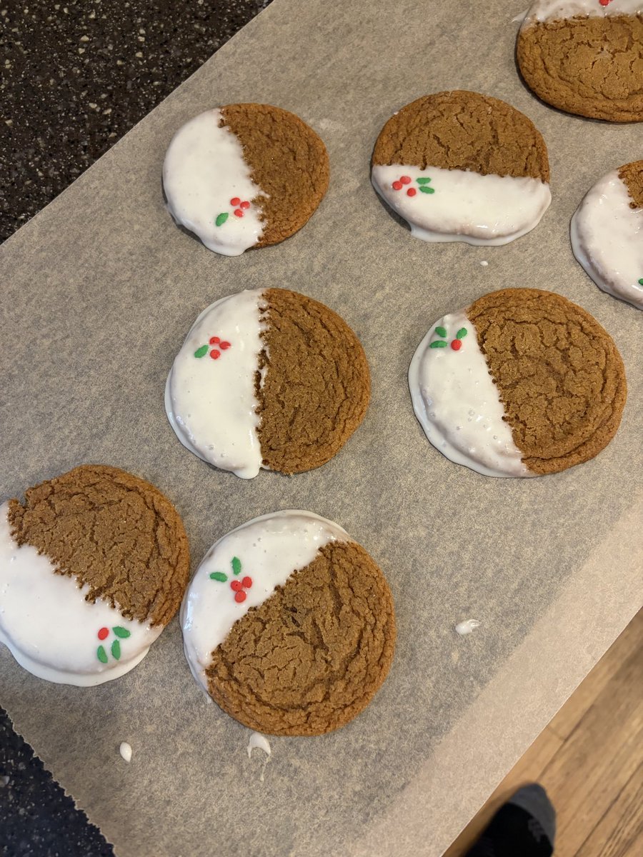 Lots of cookie making  over here.