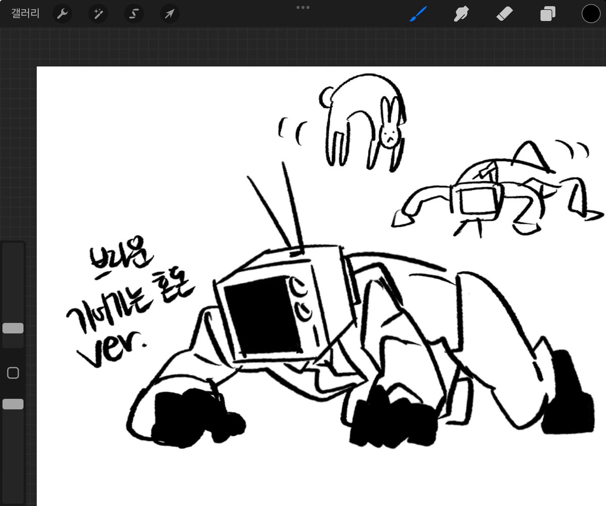 새벽 마감 힘들어서 이상한거 그리게됨