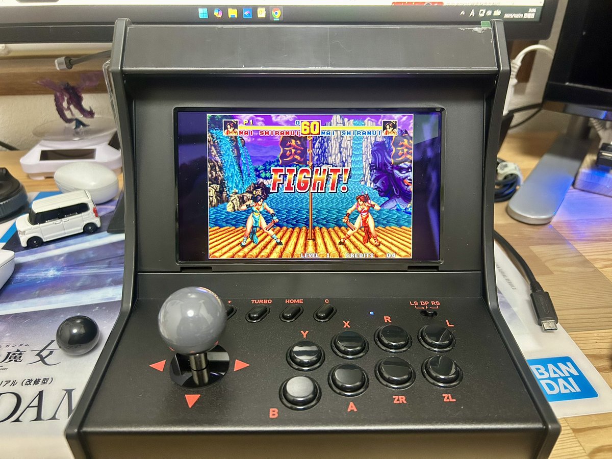 GEO版レトロアーケード ドッグのレバーボールを交換してみました