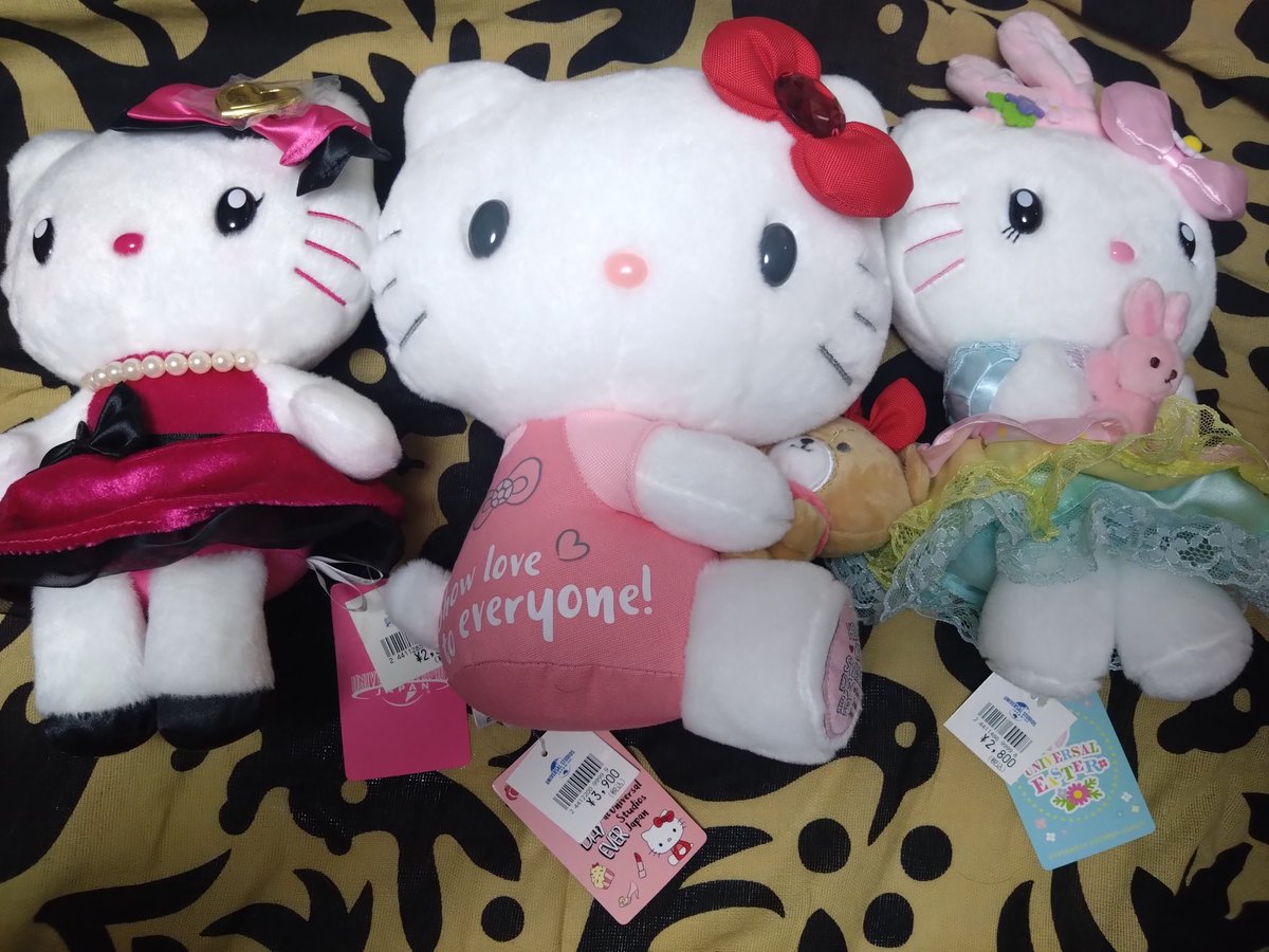 固定ポスト参照、気まぐれプレゼント③USJのハローキティぬいぐるみ