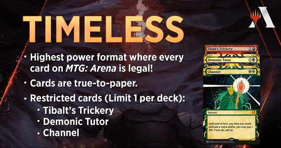 It's time for Arena Championship 10! Tune into https://t.co/HwRvRboe13 now  as we crown a champion through two days of Arena's wildest format: Timeless!
