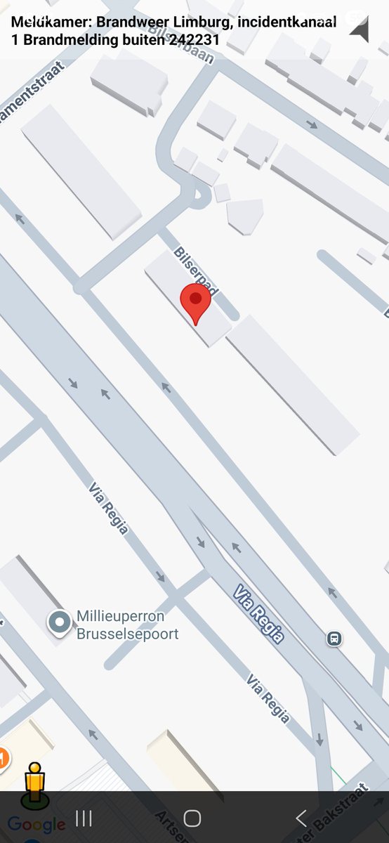 Brandmelding Buiten, inzet Brandweer