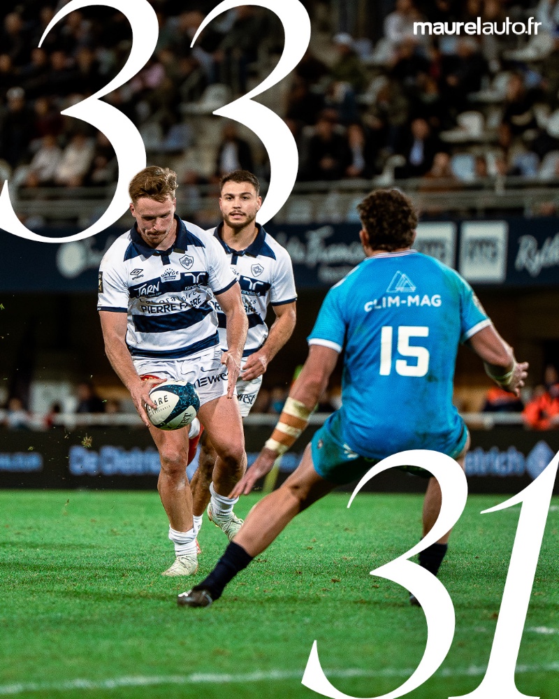 CastresRugby's tweet image. 𝗙𝗜𝗡 𝗗𝗨 𝗠𝗔𝗧𝗖𝗛 ❌
Nos Olympiens ramènent un point de Montpellier (33-31) 😕

#MHRCO #TeamCO