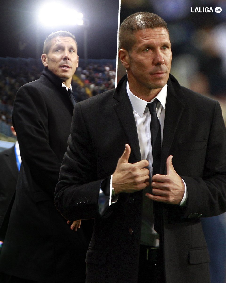 LaLigaEN's tweet image. 14 years ago today, Atleti welcomed a new coach.
He never left.❤️
