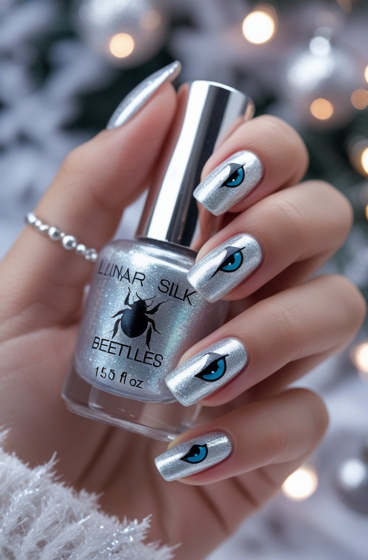 malikyouni69208's tweet image. Shimmer your winter nails ✨
Beetles Lunar Silk Silver Cat Eye Gel Polish with magnetic sparkle for stylish nail art 💅
#CatEyeGel #SilverNails #GelPolish #NailArt