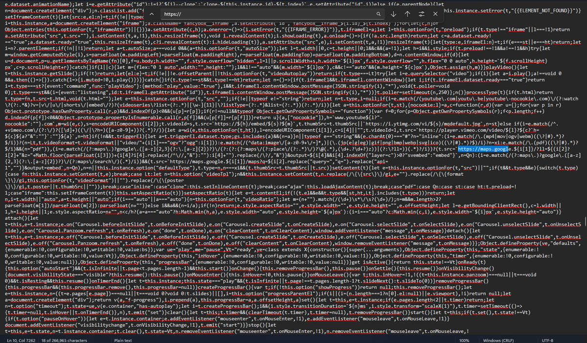Tail_Of_Hell's tweet image. checking through the new deltarune website when i found some "index.CIMRSOA6.js" thing. most likely not intended to see but its cool i guess