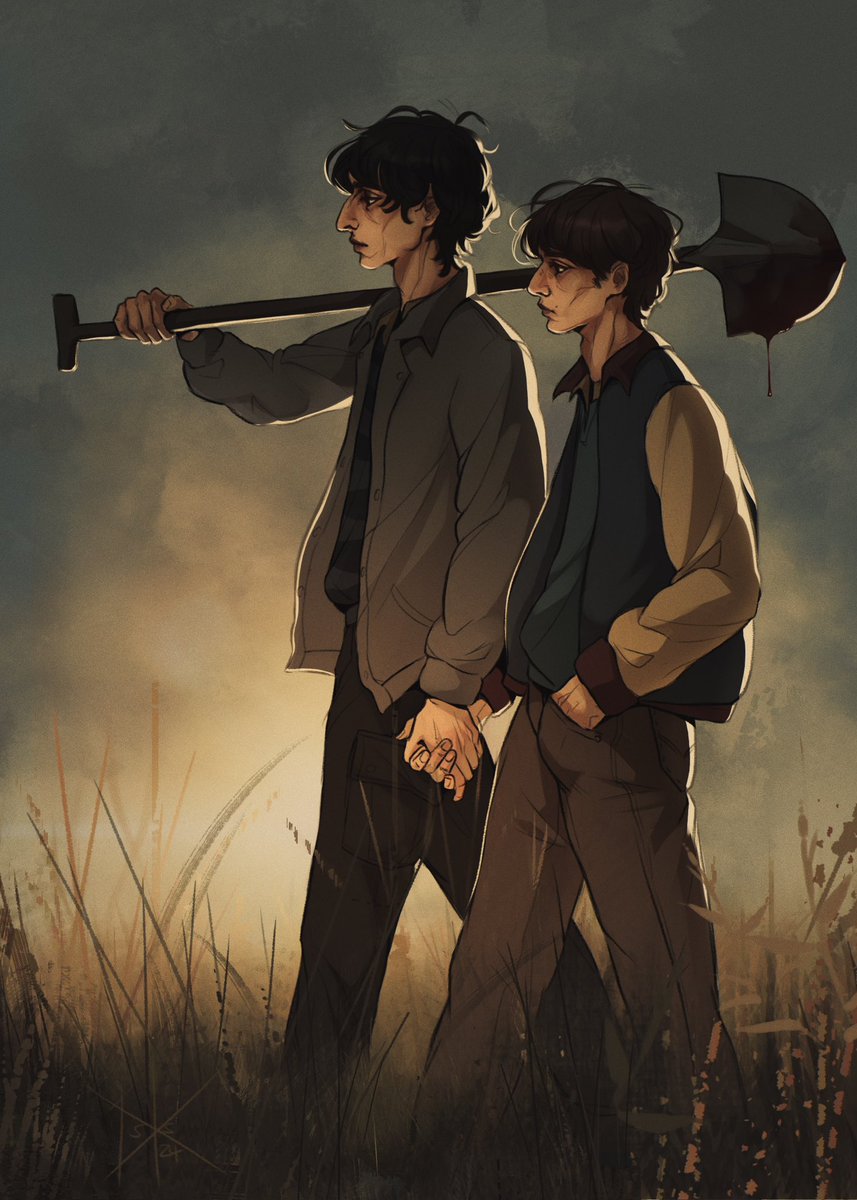 holding hands would have been less gay than whatever was going on in that field #byler