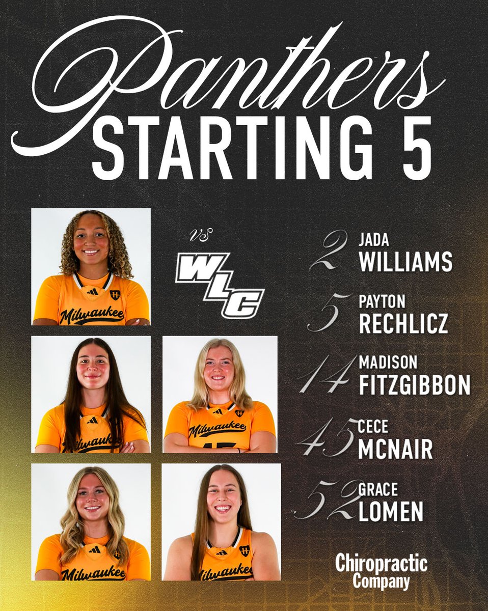 Milwaukee Starters for Saturday's Matchup against WLC 🏀

Starters brought to you by <a href="/ChiropracticCo/">Chiropractic Company</a> 
#ForTheMKE | #HLWBB | #MKEBasketball
