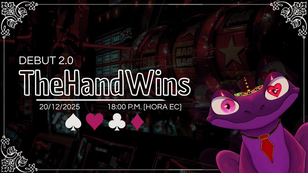 ¡¡🎰 ES HORA DE HACER UNA ACTUALIZACION 📷 !!
  
  - TE ESPERO HOY DIA - 
------------------
20/12/ 2025 
 -----------------
18H00 [Hora Ecuador]
 17H00 [Hora Mexico] 
18H00 [Hora Peru]
 ----------------
 kick.com/thehandwinss
-----------------
#Debut #Vtuber #VtuberDebut
