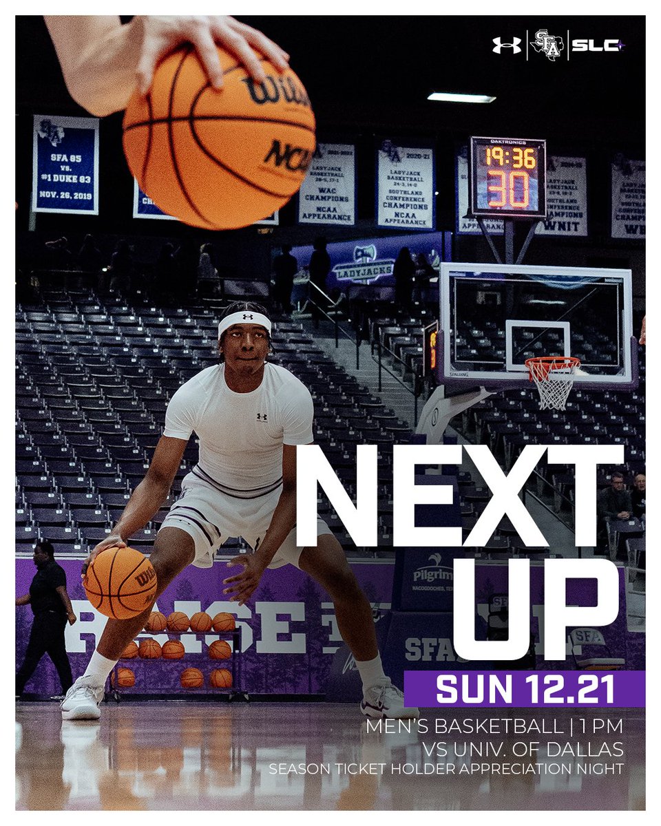 SFA_MBB's tweet image. Home for the holidays 🪓

#AxeEm x #WinTogether