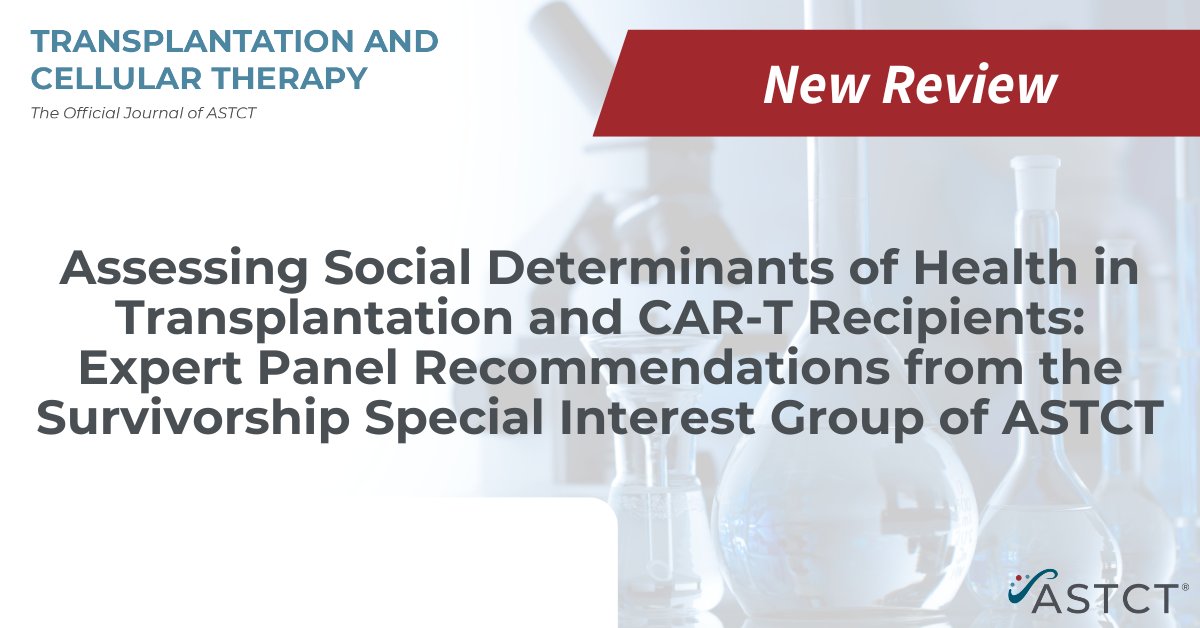 Transplantation and Cellular Therapy Journal tweet media