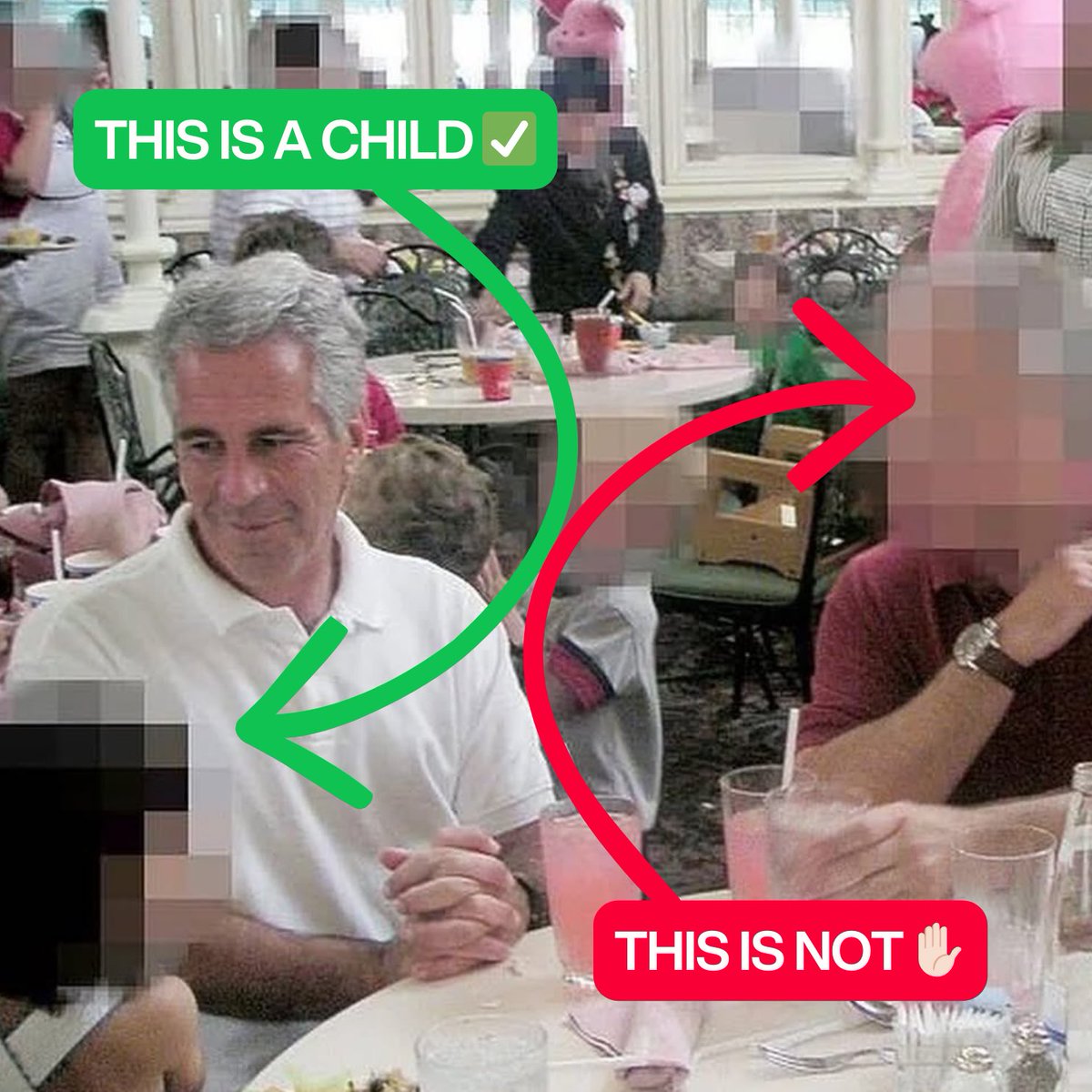 A message for the people in charge of redacting the Epstein Files: