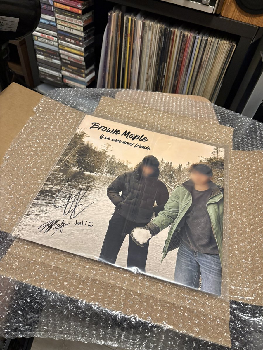 InfielRecords's tweet image. “if we were never friends” pre-orders have all shipped! Check your emails for tracking information (could be in spam) we’re sorry for the wait!!! 

Vinyl has sold out but we just added more iwwnf shirts to our store, stay tuned for the 2nd run of vinyl soon.