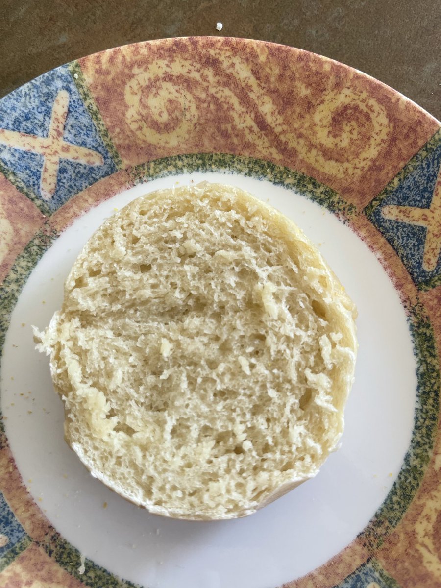 Taught myself to make sour dough English muffins today. Well it took 2 days with proofing. Excellent flavor, texture! <a href="/cecsquared/">Cecilia Cicone 🚀</a>