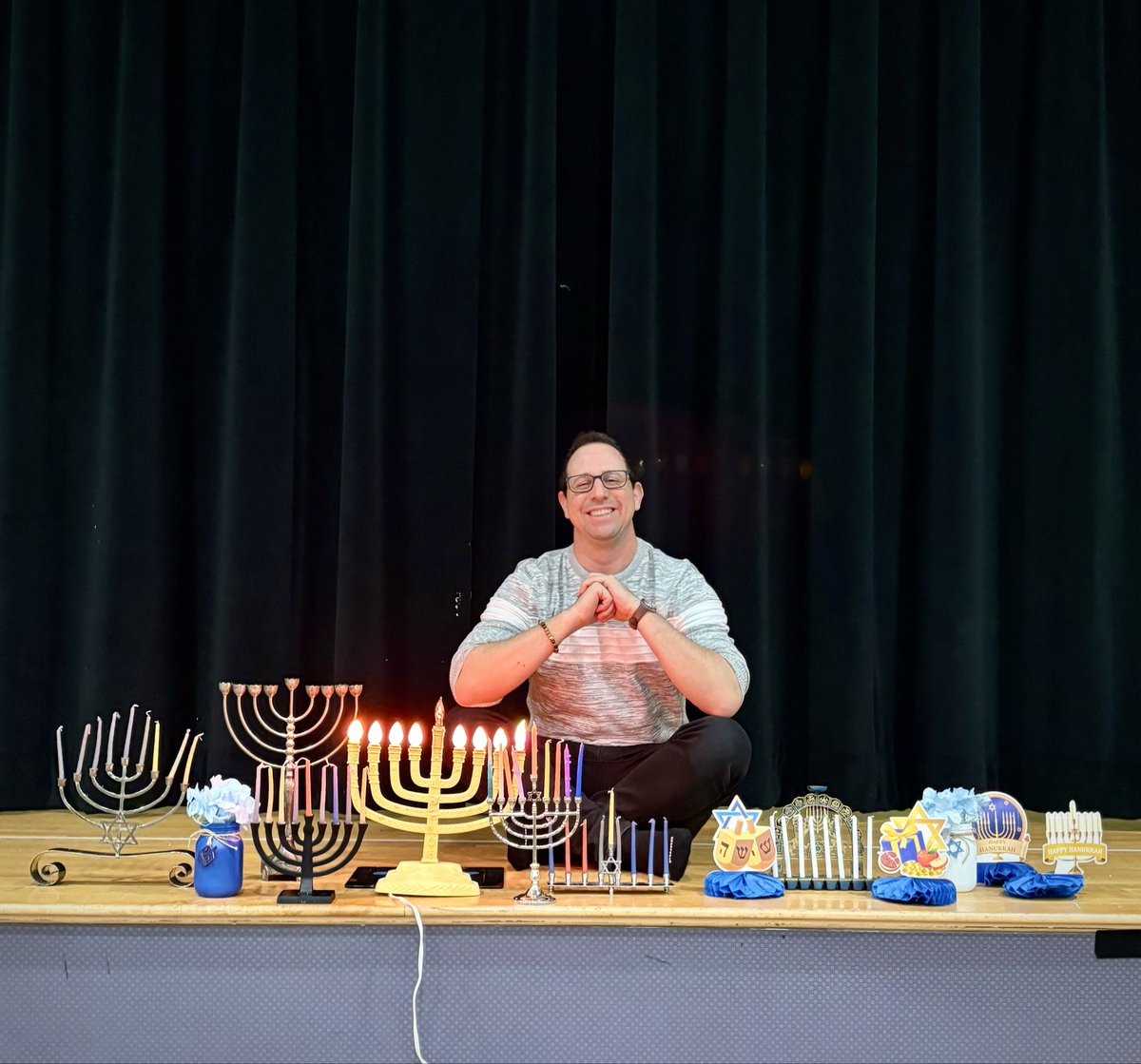 Happy Chanukah! From all of my menorahs to yours 🕎❤️