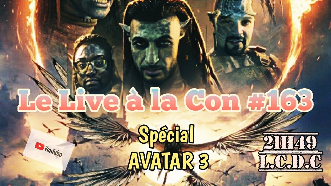 Jizzy2025's tweet image. 🚨🚨🚨 Le Live à la Con #163 !!! Le RDV du samedi soir sur @youtube !!!! #lelivealacon #avatar #avatar3 #AvatarFireAndAsh  #vdk !!! Venez parler cinéma en rigolant !!! Partagez qu'on soit pas seuls 🙏🏽🙏🏽⬇️⬇️⬇️ 

youtube.com/live/gWNd-wFYa…