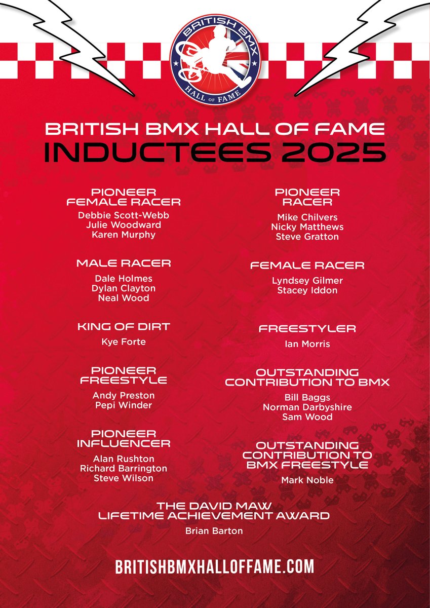 BmxWeekly's tweet image. 2025 British BMX Hall of Fame inductees
bmxweekly.com/2025/12/2025-b…