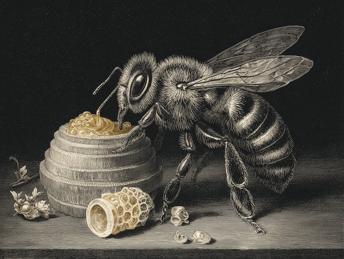 “Once, I saw a bee drown in honey, and I understood.”
— Nikos Kazantzakis