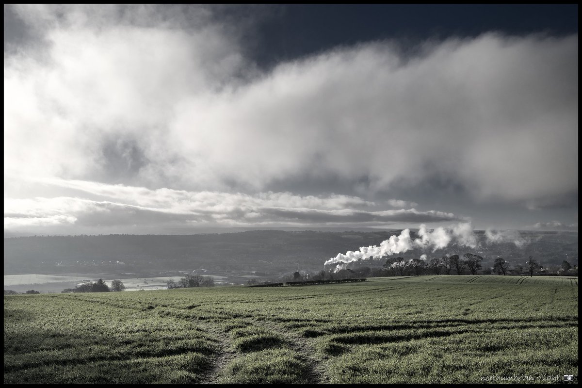 Robin_Down's tweet image. The bitter winds are coming in.  
A change in direction - an easterly blowing along the Tyne Valley.
#Hexham #Tyne #TyneValley