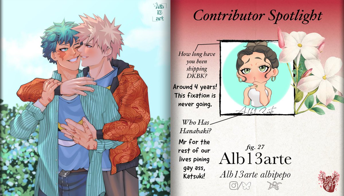 CYHZine's tweet image. 🫀🌸 CONTRIBUTOR SPOTLIGHT 🌸🫀

Today's spotlights are @alb13arte.bsky.social, @luxxible / @luxxible.bsky.social, and @fatherllight! We cannot wait to share their pieces with you!