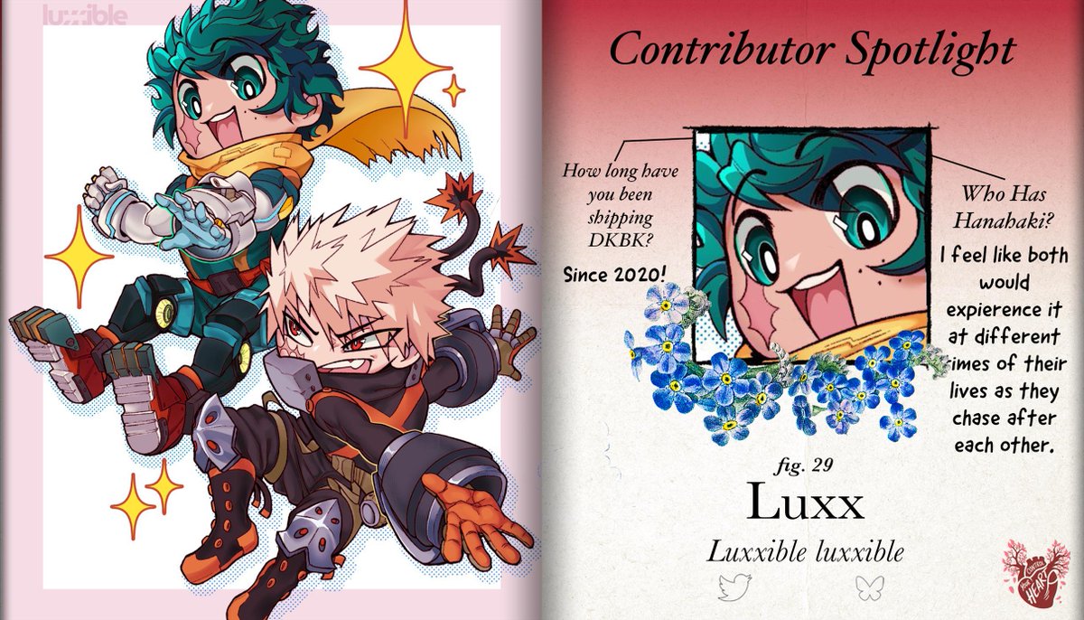 CYHZine's tweet image. 🫀🌸 CONTRIBUTOR SPOTLIGHT 🌸🫀

Today's spotlights are @alb13arte.bsky.social, @luxxible / @luxxible.bsky.social, and @fatherllight! We cannot wait to share their pieces with you!