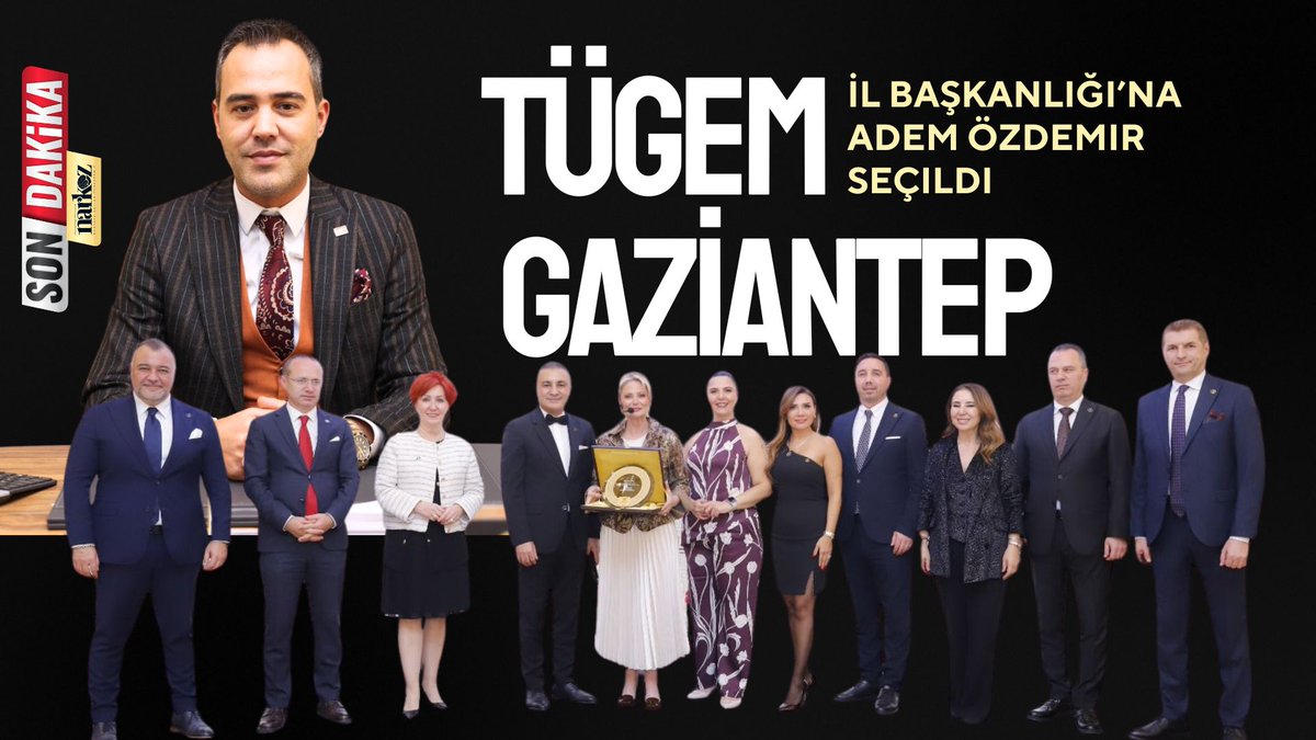 TÜGEM Gaziantep İl Başkanlığı’na Adem Özdemir Seçildi narkozhaber.com/tugem-gaziante… 
#SONDAKİKA #Gaziantep #emlak #narkozhaber #gaziantephaber #AdemÖzdemir #TÜGEM