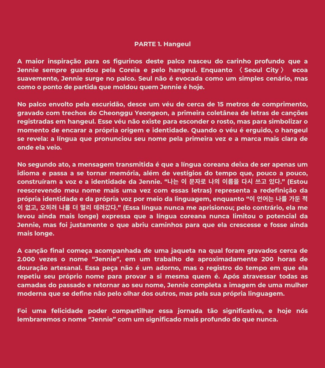portalblackpink's tweet image. A marca LEJE, responsável pela customização do figurino de #JENNIE, comentou sobre o processo de criação das peças usadas na performance de hoje: