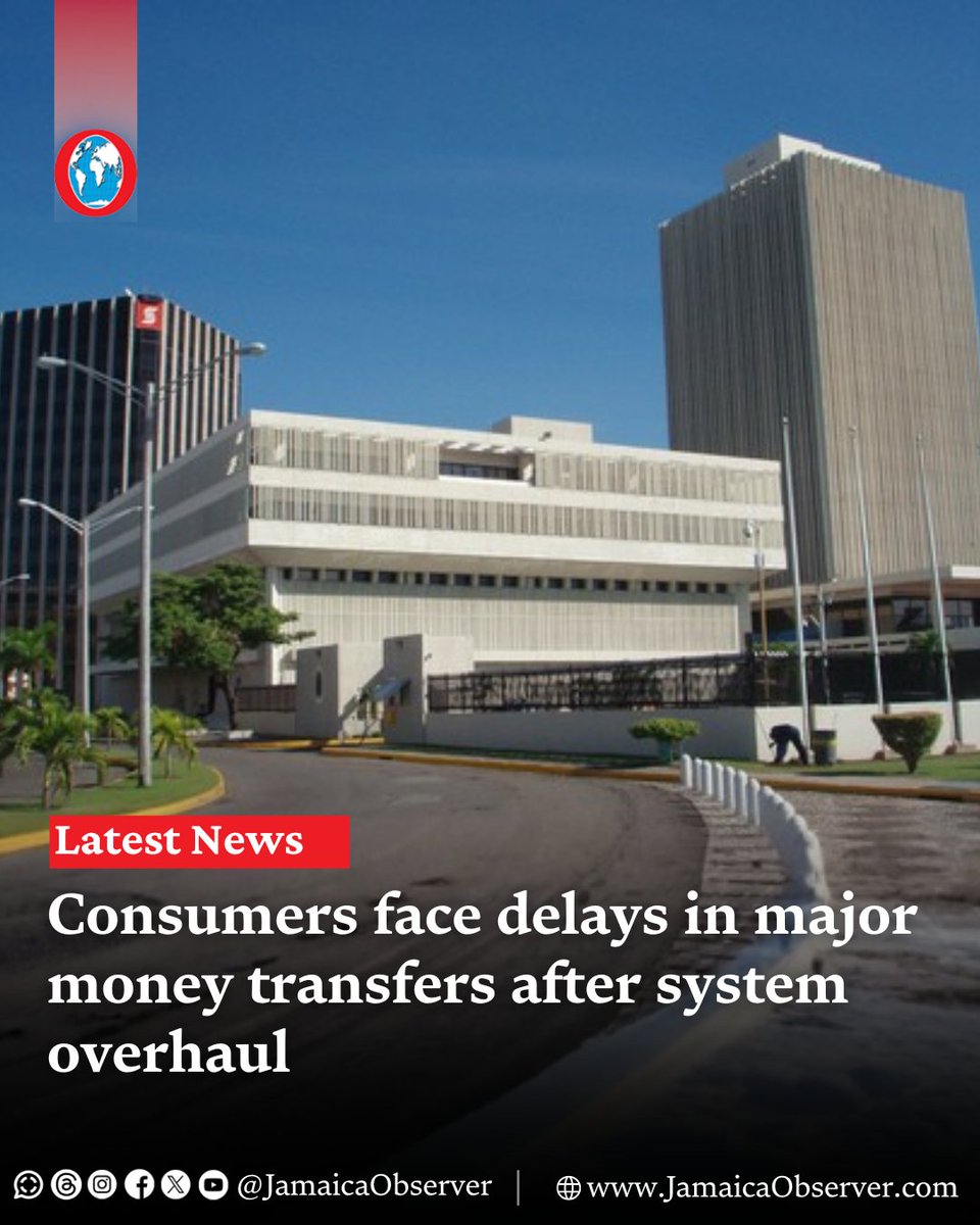 JamaicaObserver's tweet image. Customers at some Jamaican banks are facing delays in receiving large money transfers after a major upgrade to the country’s core payment network, the Bank of Jamaica (BOJ) has confirmed.

jamaicaobserver.com/2025/12/20/con…